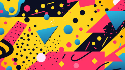 Memphis background. Background concept. Generative AI