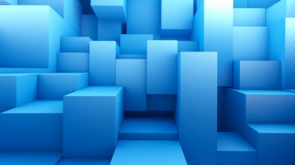 Abstract blue background. Modern background. Generative AI