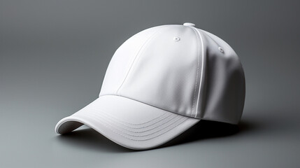 Fototapeta premium white baseball cap