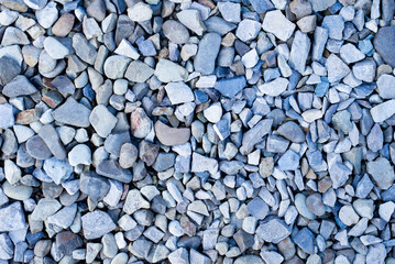 Stones. Background texture of pebbles.