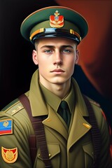 portrait of a military soldier