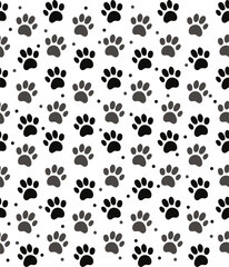 Fototapeta premium paw prints background