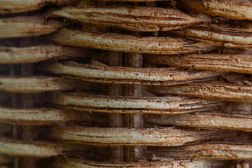 close up of a basket