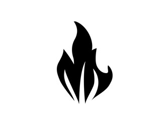 Fire Icon. Tattoo. Vector. Flame. Icon. Sign. Symbol. Flaming. Bonfire. Burning. Fiery. Flammable. Inferno. Hell. Heat. Afire.