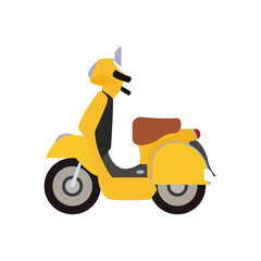 Motor Scooter vector illustration  © valvectors
