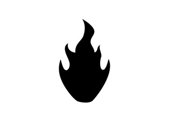 Fire Icon. Tattoo. Vector. Flame. Icon. Sign. Symbol. Flaming. Bonfire. Burning. Fiery. Flammable. Inferno. Hell. Heat. Afire.