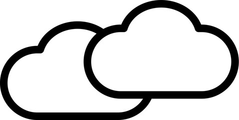 Cloud Line Icon pictogram symbol visual illustration