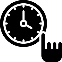 Clock Glyph Icon