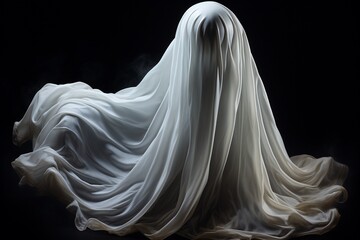 A Halloween Ghost, Created with Generative AI