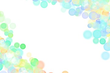 泡の弾けるフレーム