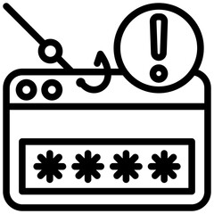 Phishing Outline Icon
