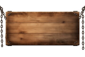 empty wooden signboard