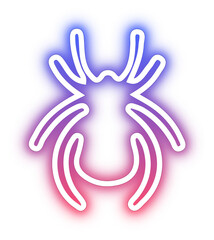 Set of Halloween neon