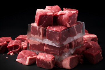 beef meat cubes