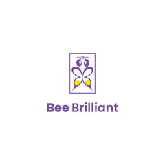 Bee logo design 