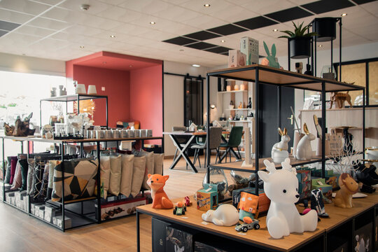 Les Objets D&eacute;coratif dans le Magasin Design