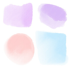 A bright shaded spot. Decorative elements for design.