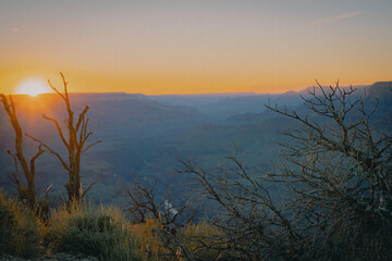 Fototapeta na wymiar Sunset in the grand canyon