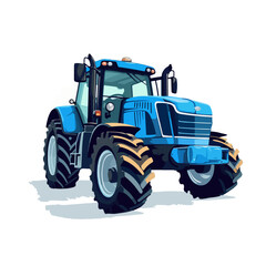 Truck vector flat illustration isolated on white background. Online cargo delivery service, logistics or tracking app concept.