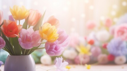 Beautiful flowers. Colorful floral background.