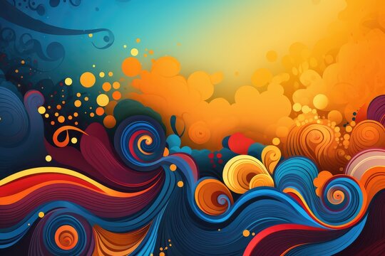 Abstract background for National Ding - a - Ling Day