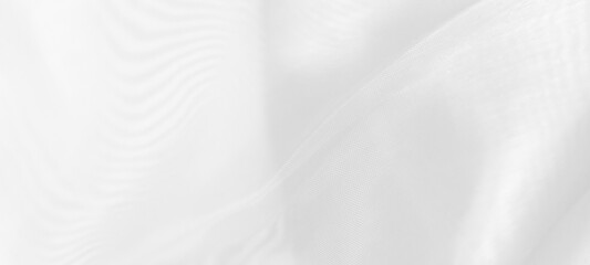 Fototapeta premium Abstract luxury white fabric texture background
