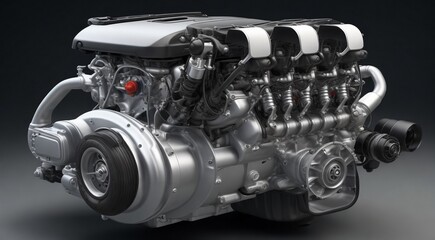 close-up of a engine of a car, car engine, engine background, car engine wallpaper, close-up of engine