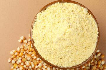 healthy maize and maize flour, high fibre content