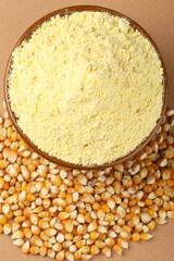 healthy maize and maize flour, high fibre content