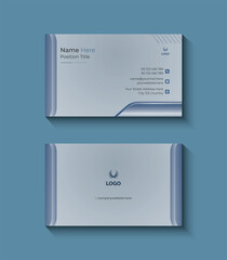 Naklejka premium vector business card template design
