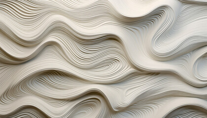 Obraz premium Abstract contour background in white