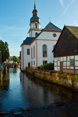 Fototapeta premium the historic city hall in Ehrbach