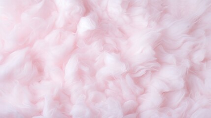 Colorful pink fluffy cotton candy background, soft color sweet candyfloss, abstract blurred dessert...
