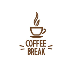 Coffee break logo vector design