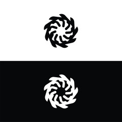 Circle vector logo template illustration . Circle icon vector logo design