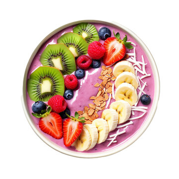Smoothie bowl with fresh fruit