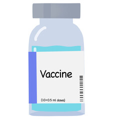 bottle of vaccine, vaccination 