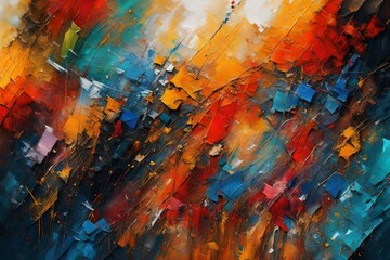 abstract background with paint