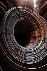 Obraz premium connection cable, generative ai