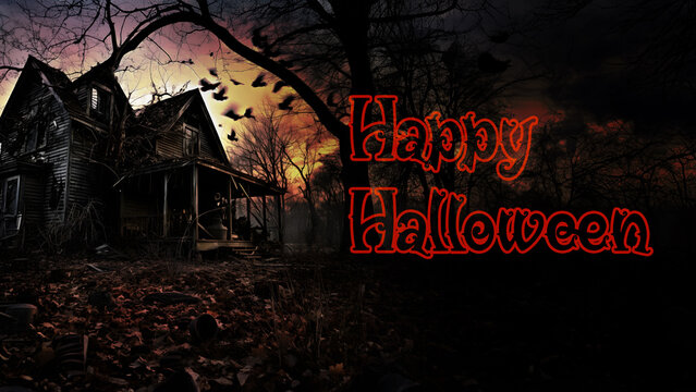 Happy Halloween poster image for October 31 