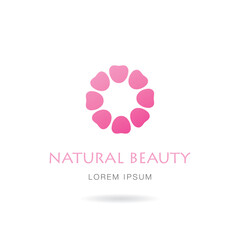 spa beauty logo layout design