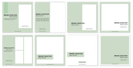 SALE SOCIAL MEDIA TAMPLATE GREEN BACKGROUND