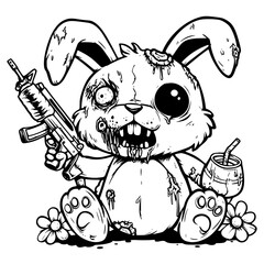 Zombie bunny 3