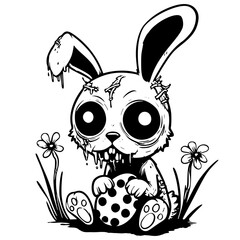 Zombie bunny 1