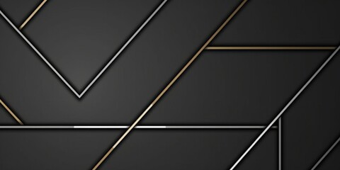 Minimalist Black Lines: Grid Background Texture with Elegant Thin Lines