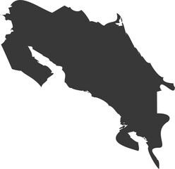 Costa Rica Flat Icon pictogram symbol visual illustration