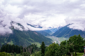 Landscape of Kashmir Valley, India, captured during the legendary Kashmir Great Lakes Trek.
