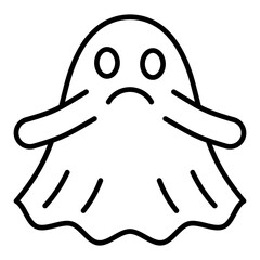 Sad Ghost Icon