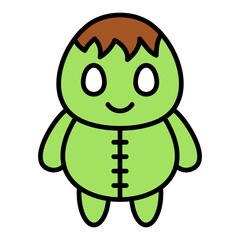 Fototapeta premium Cute Monster Icon