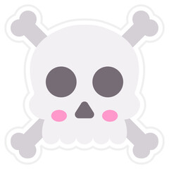 Cute Skull Icon